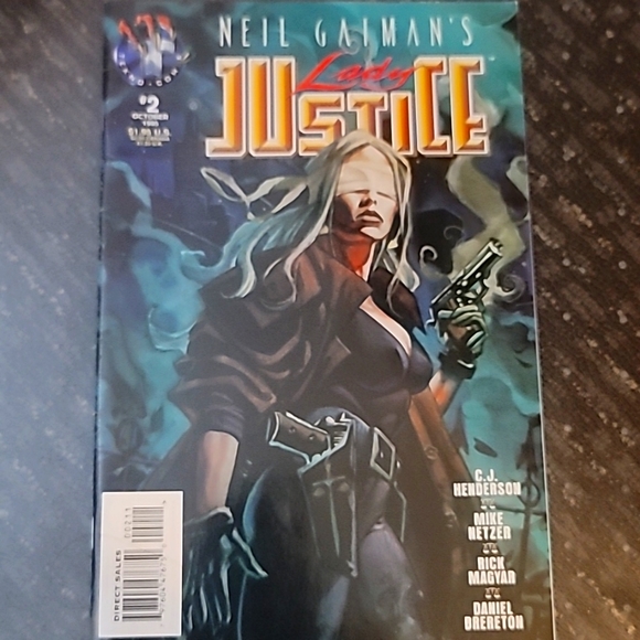 Vintage Neil Gaiman's Lady Justice Comic Book seems mid grade - Picture 1 of 3
